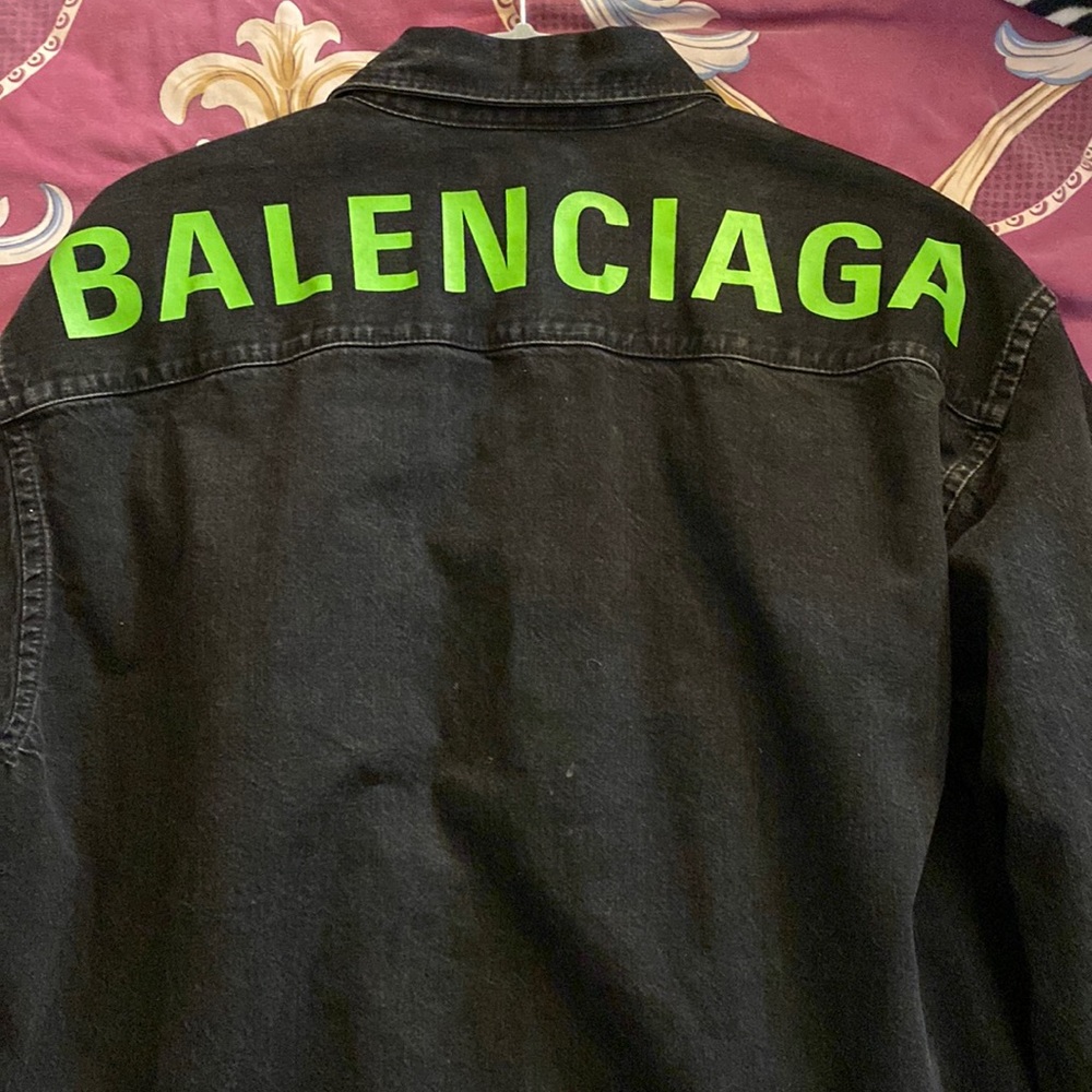 Balenciaga jeans jacket